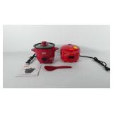 Cookware, includes Dash mini rice cooker and Yes
