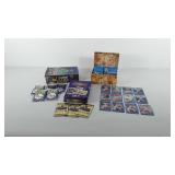 Baseball cards, two boxes of unopened card packs,
