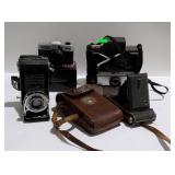 cameras, capital mx 2, various, Kodak compur, and
