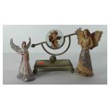 Home decor, includes elements angel figure (9"),