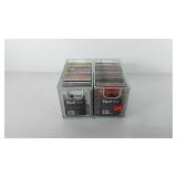 Two stuff box organizers full of CDs, includes