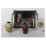 Mixed group, vanity table mirror, Bohemia crystal