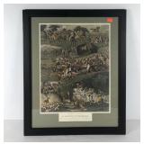 "A Racing Nightmare" print from the painting by A