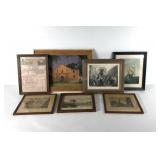 Small picture group, includes photo of the Alamo,