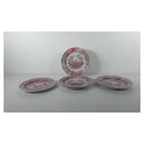 Spode plates, includes three "Girl at Well"