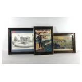 Navy wall art, recruitment poster, framed 12x18,