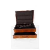 Pacific Silver Cloth chest. Some wear. Handles on