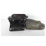 Underwood typewriter with cover