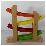 Toys, Montessori wooden slide race track, Toys R