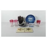 Mixed group, includes everlasting potted plant,