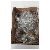 Chandelier prisms, in various shapes and sizes