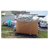 Skid and crate full lot of reflective pads, and