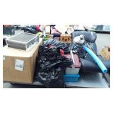 Skid lot of with gaming chair, rough,  cooler,