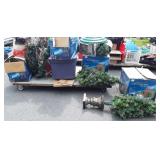 Huge Skid lot of  Christmas decorations, outdoor