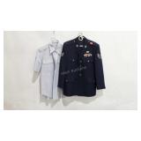 Airforce jacket with medal bars and shirt