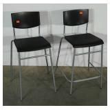 Ikea chairs, 25" to seat, one is missing foot