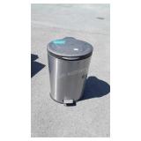 Kitchen Trashcan with insert, dent on back side