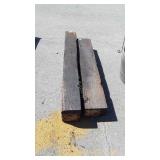 2pcs of Railroad Ties, 4&4.5ft