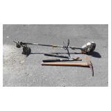 Tool Lot including Ryobi weed eater non-tested,