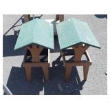 Two Wild Bird Unlimited Feeders one is missing