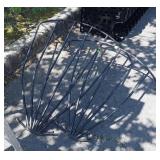 Two Horse Stall hay feeders, corner wall mount