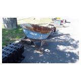 Jackson metal tub wheelbarrow, heavy duty