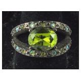 Premier design, Size 9 blackened steel ring with