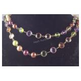 Premier design, multi beaded crystal and pearl