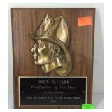 John Carr Firefighter of the year 2006 award,