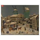 Michel Delacroix print, framed 28x21