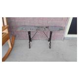 Decorative Planters Bench, 36wx9dx18" high