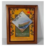 Advertising,  Blue Paddle Pilsener framed