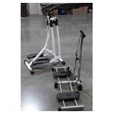 Two Exercise Machines, Total Thigh Trainer, and