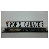 Metal signs, Pop