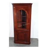Corner China Cupboard, cherry finish, Mt. Vernon