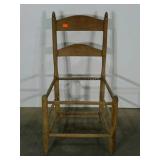 Early wood chair frame, needs some tlc