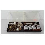 Hardware, includes brass, porcelain, and wood