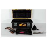 Dewalt 23" poly toolbox with removable tray and