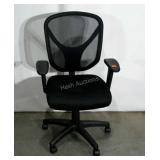 Office chair, features mesh cover, adjustable