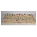 U.S. Postal Service canvas mail bag, seams torn,