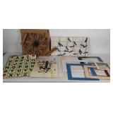 Crafting group, includes metalworks decor,