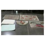 Six smaller area rugs and door mats. Smallest is