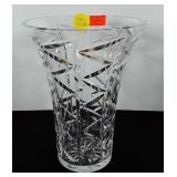 Led crystal vase, 10"