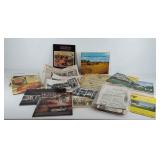 Ephemera lot: old local newspapers,  home