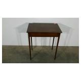 Side table, 16 x 24 x 28, missing drawer