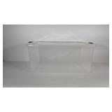 Sterilite tote with latching lid, 32" × 19" × 13"