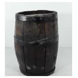 Small wooden barrel, 11"