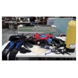 Scuba Diving Gear, Tilos Hydro Gear wet suit XL,