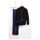 Military uniform,  US Marine dress blues, small