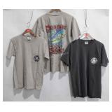 Three fishhead gear t-shirts, sizes include two